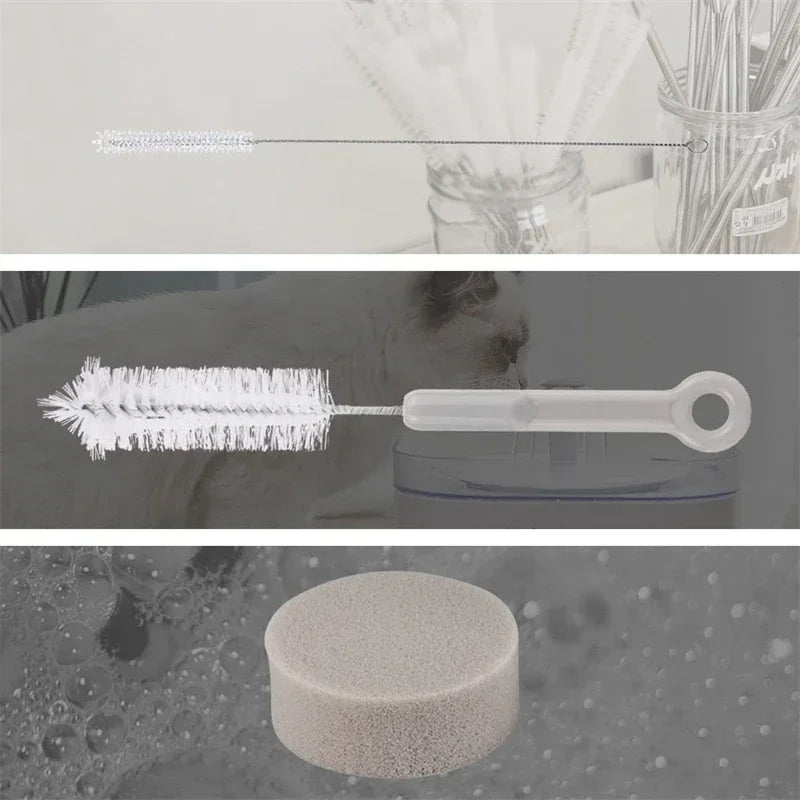 Snouto® Fountain Cleaning Kit — 3-Piece Brush Set for Pet Water Fountains