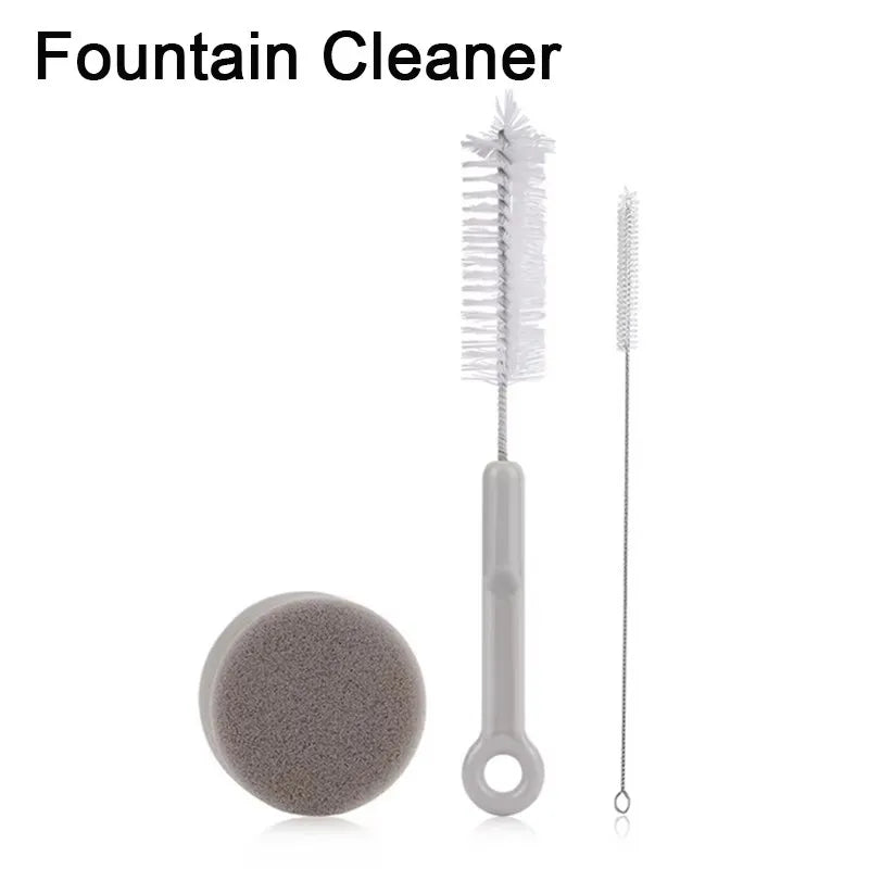 Snouto® Fountain Cleaning Kit — 3-Piece Brush Set for Pet Water Fountains