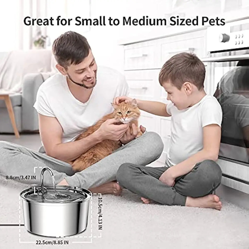 Snouto Pure™ – Self-Filtering Water Fountain for Cats & Dogs