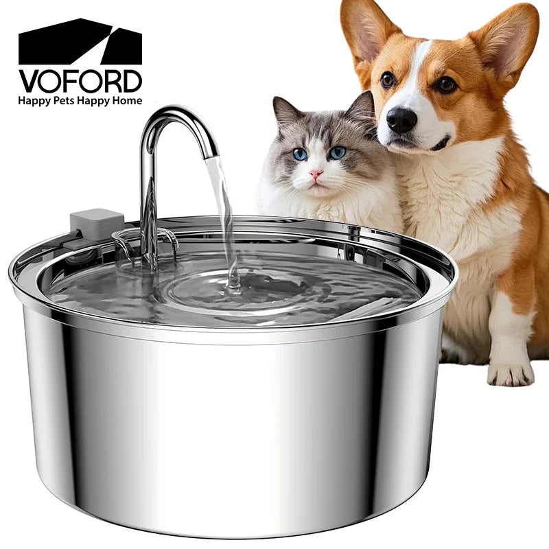 Snouto Pure™ – Self-Filtering Water Fountain for Cats & Dogs