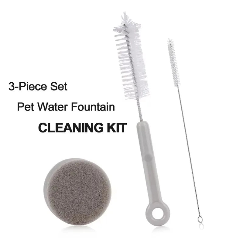 Snouto® Fountain Cleaning Kit — 3-Piece Brush Set for Pet Water Fountains
